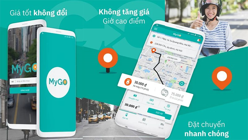 Ứng dụng gọi xe MyGo (Viettel Post)