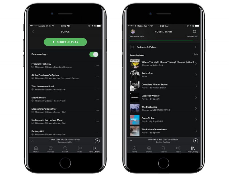 Ứng dụng Spotify Music trên iPhone
