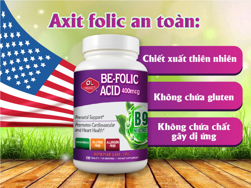 BE FOLIC ACID - BỔ SUNG AXIT FOLIC CHO BÀ BẦU