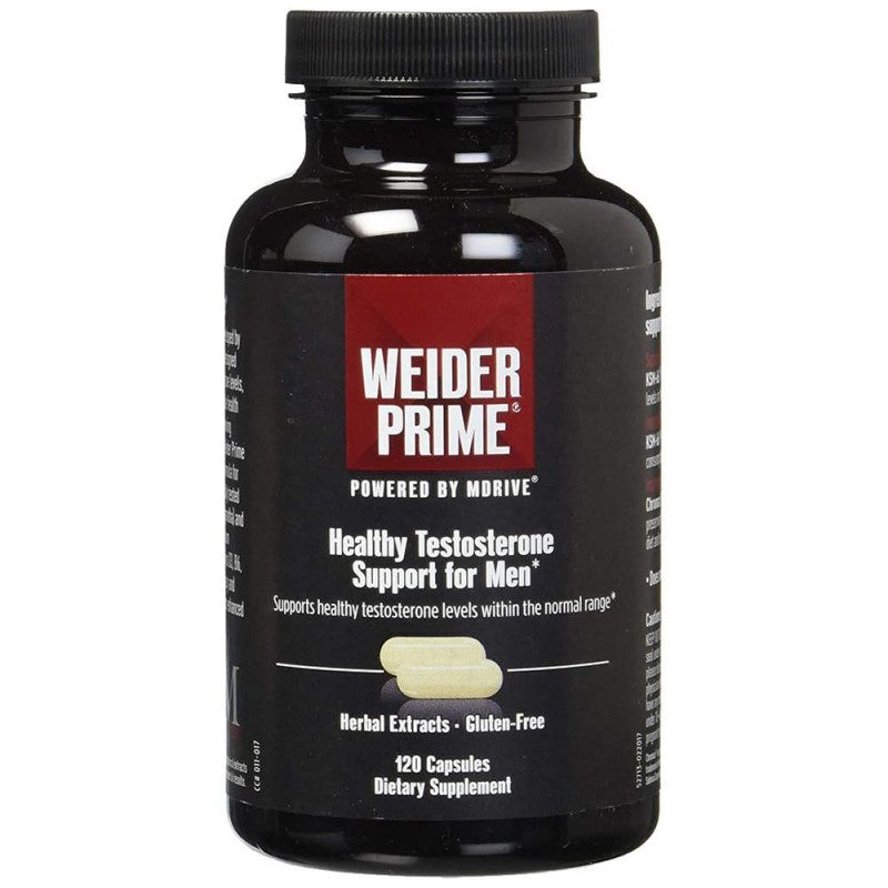 Viên uống tăng cường testosterone cho nam giới Weider Prime Testosterone Support 120 viên