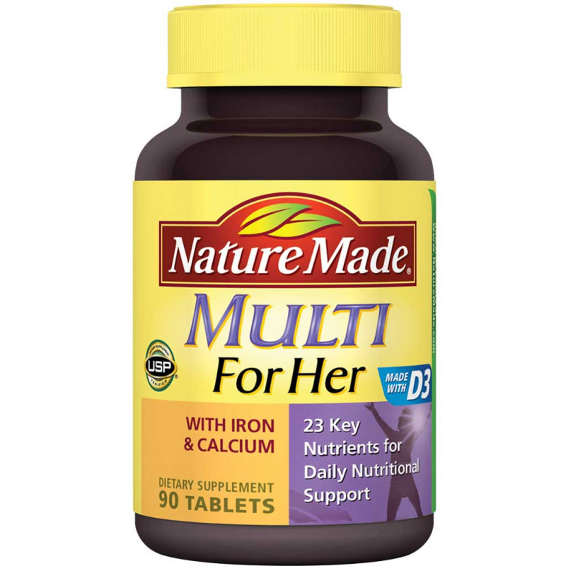 Vitamin tổng hợp cho nữ Nature Made Multi For Her 50+