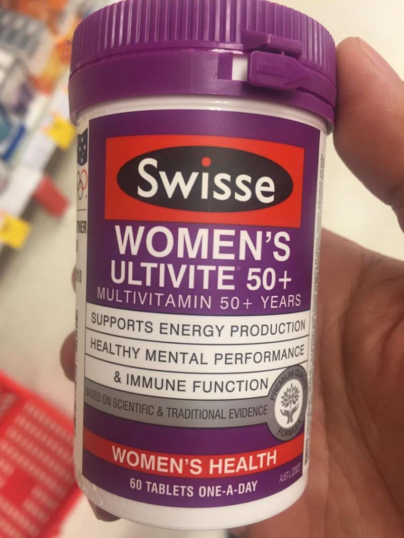 Vitamin Tổng Hợp Cho Nữ Trên 50 Tuổi Swisse Womens Ultivite 50+