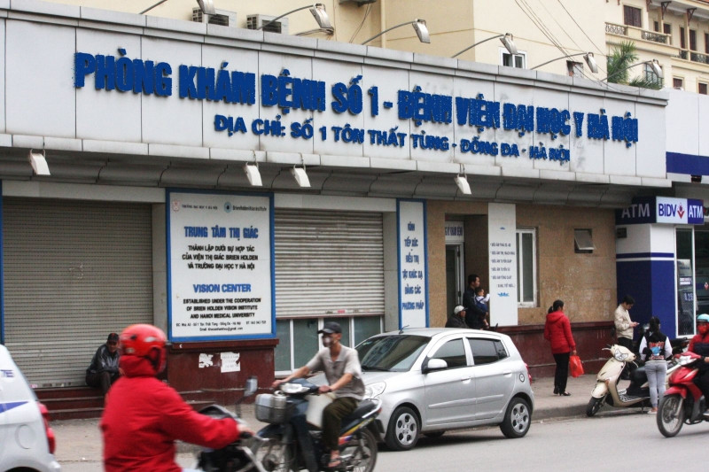 Phòng khám số 1 Đại học Y Hà Nội nơi bác sĩ làm việc