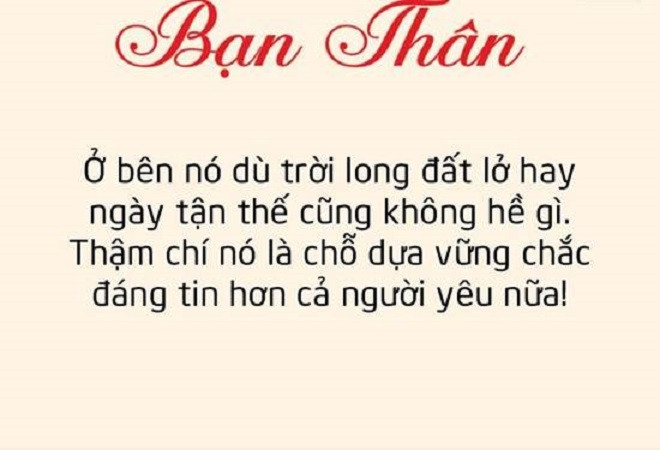 Tình bạn còn lãng mạn hơn cả tình yêu.