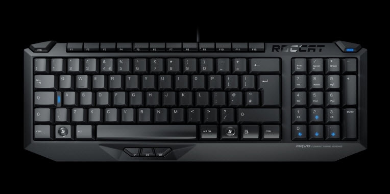 Hãng Roccat đã sản xuất ra dòng sản phẩm chuyên cho game thủ với phím bấm riêng biệt.