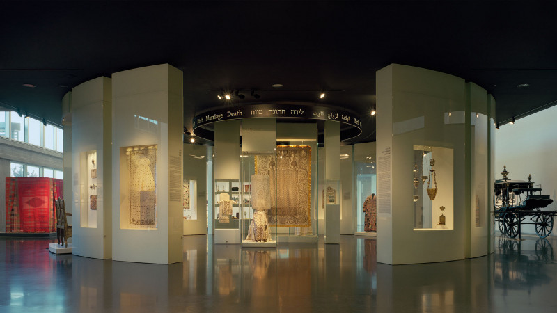Không gian bên trong bảo tàng Israel