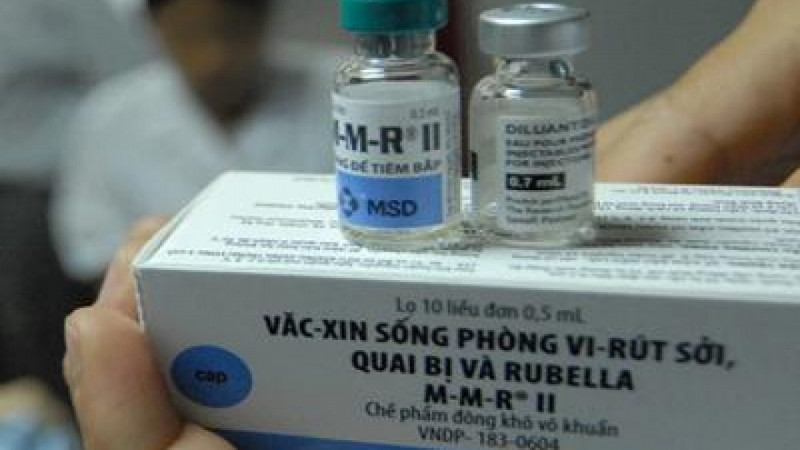 Vaccine phòng sởi, quai bị và rubella