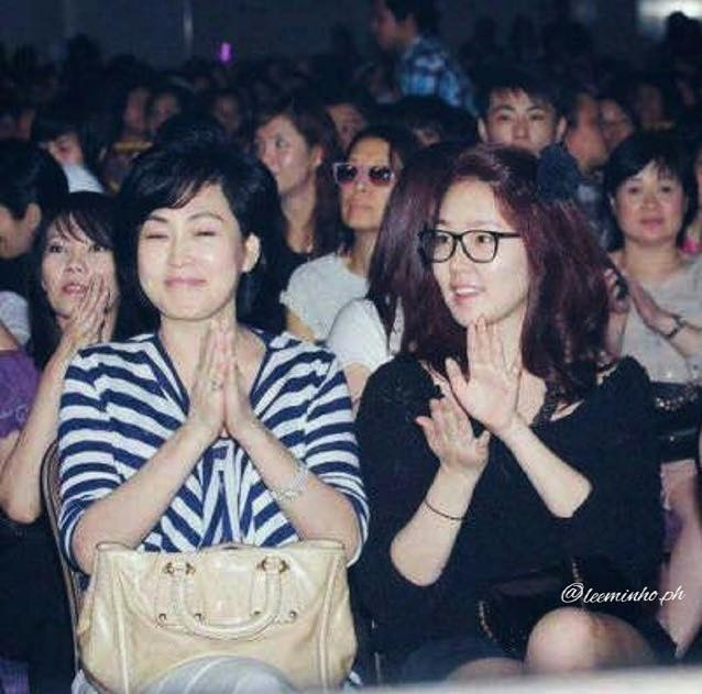 Mẹ và chị gái Lee Min Ho