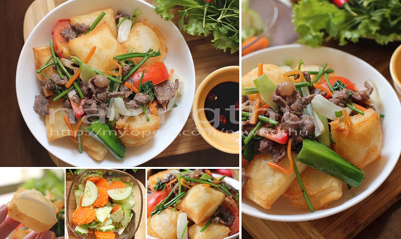 Phở chiên phồng hấp dẫn