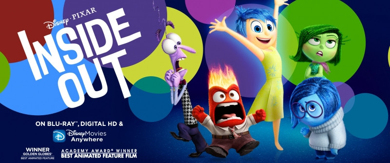 Inside Out là bộ phim hoạt hình hài nhẹ nhàng cho trẻ em.