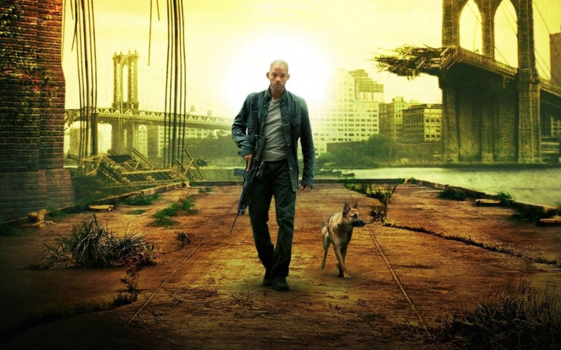 Thế giới hoang tàn trong phim I Am Legend