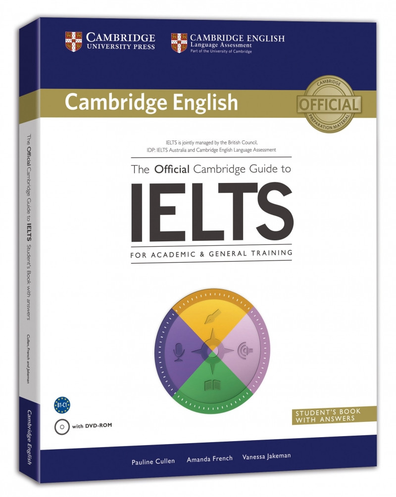 Cuốn sách The Official Cambridge Guide to IELTS.