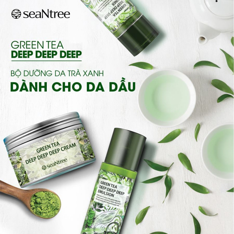 Bộ sản phẩm Green tea deep deep deep - seaNtree