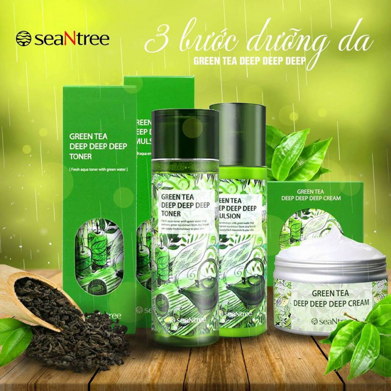 Bộ sản phẩm Green tea deep deep deep - seaNtree