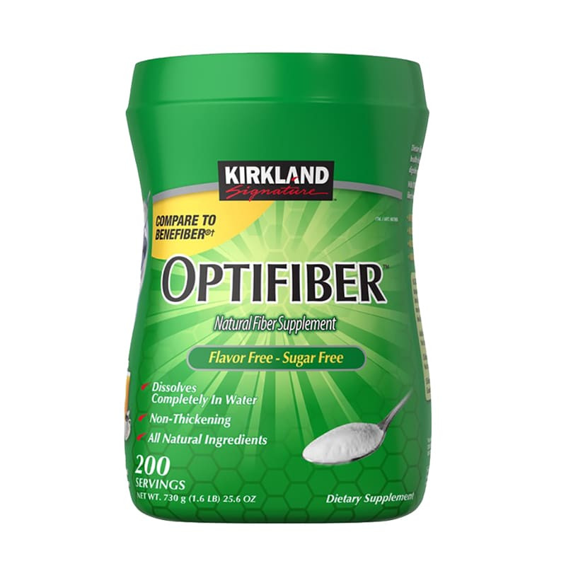 ﻿﻿Bột hòa tan bổ sung chất xơ Kirkland Optifiber 200 khẩu phần