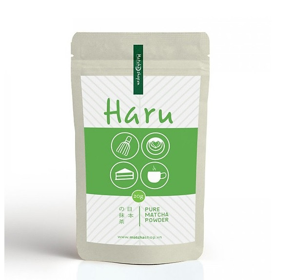 Bột trà xanh hữu cơ Haru Matcha Organic﻿﻿﻿﻿