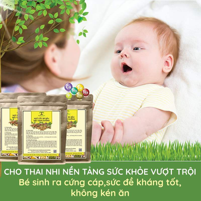 Ngũ cốc cho bà bầu Queen Nature cung cấp đầy đủ hàm lượng Axit Forlic, Sắt, Canxi, Omega3, DHA hoàn toàn từ thiên nhiên và các nguyên tố vi lượng, vitamin do đó giúp mẹ bầu có được một thai kỳ khỏe mạnh