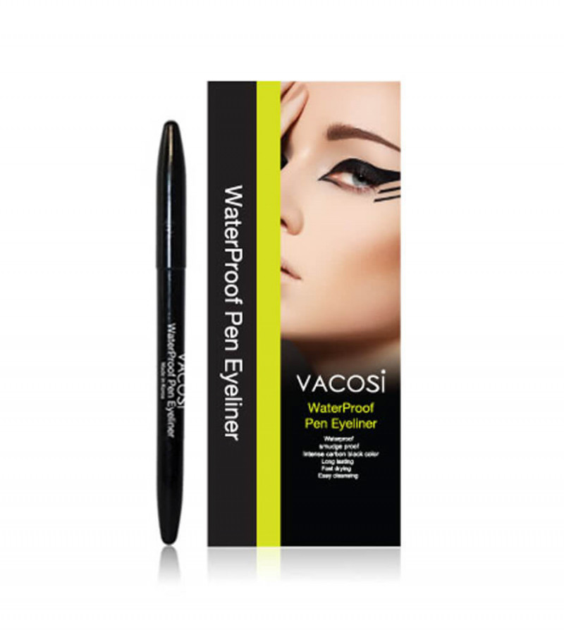 ﻿﻿Kẻ Mắt Nước Lâu Trôi Vacosi Waterproof Pen Eyeliner 24h