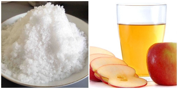 Để giảm cân an toàn hiệu quả thì không thể không kể đến muối và giấm táo.