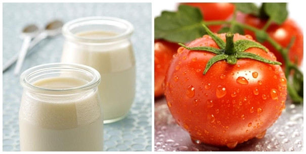 Cà chua kết hợp với sữa chua tạo nên chiếc mặt nạ giúp se khít lỗ chân lông, giúp nuôi dưỡng, làm sạch da.