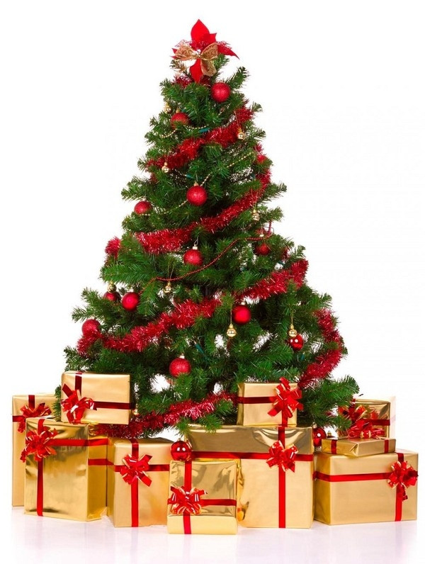 Một cây thông đơn giản thế này cũng đủ khiến không gian Giáng sinh của bạn trở nên an lành, ấm áp