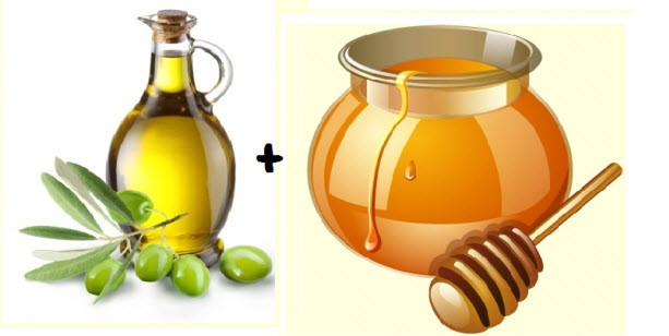 Mật ong có tác dụng sát khuẩn, trị mụn còn dầu ô liu giúp dưỡng da rất tốt