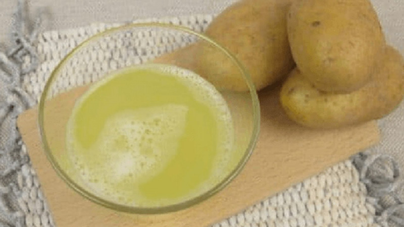 Nước ép khoai tây là một loại chất tẩy làm trắng da