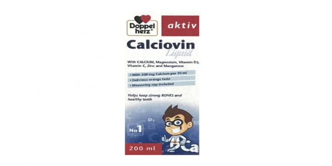DoppelHerz - Calciovin Liquid - Giúp xương chắc khỏe và phòng ngừa loãng xương
