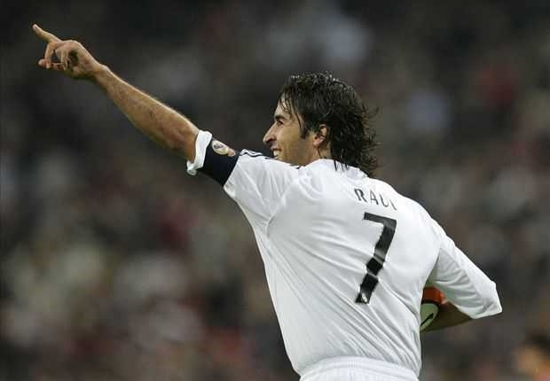 Raul là biểu tượng của Real Madrid trong hơn một thập kỉ thi đấu.