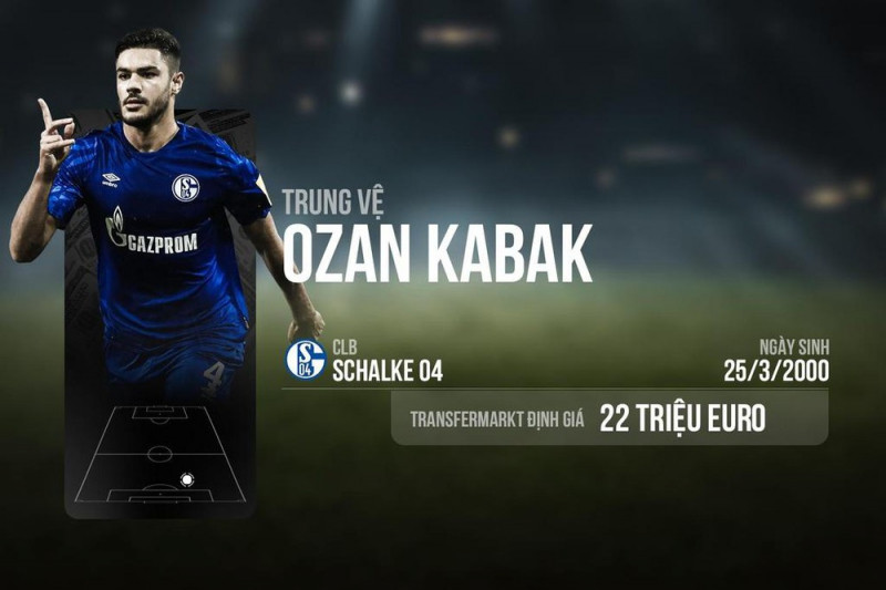 Trung vệ: Ozan Kabak (2000)