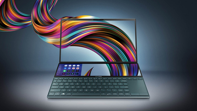 Laptop Asus ZenBook Duo UX481F i5 10210U/8GB/512GB/2GB MX250/Pen/Túi/Win10 (BM048T)