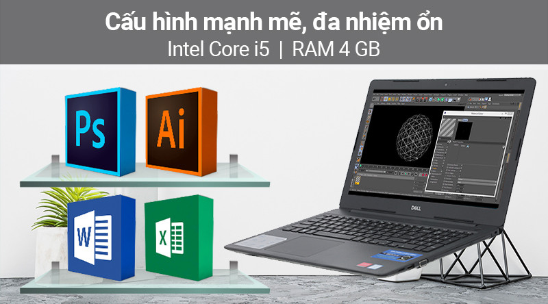 Laptop Dell Vostro 3580 i5 8265U/4GB/1TB/2GB AMD520/Win10 (P75F010V80I)