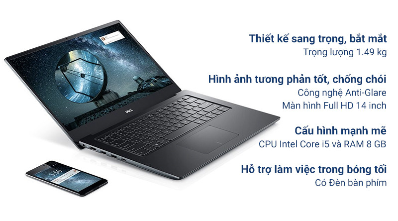 Laptop Dell Vostro 5490 i5 10210U/8GB/256GB/Win10 (V4I5106W)