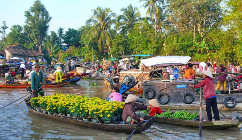 Chợ nổi Ngã Năm, Sóc Trăng