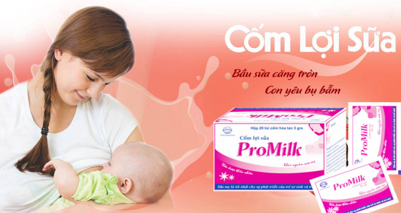 Cốm lợi sữa Promilk
