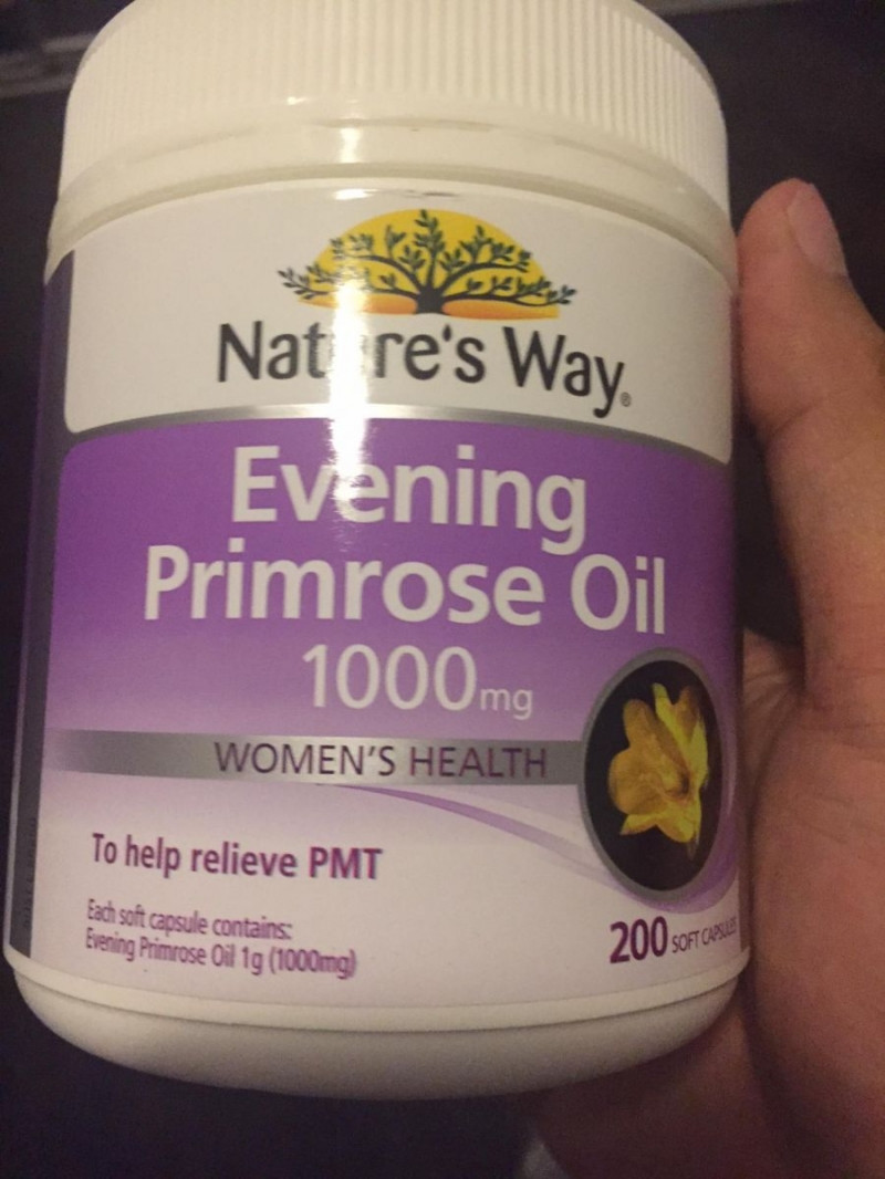 Tinh dầu hoa Anh Thảo Evening Primrose Oil Nature's way 200 giúp giảm cân hiệu quả, an toàn