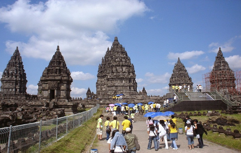 Đền Prambanan được UNESCO công nhận là Di sản văn hóa thế giới.