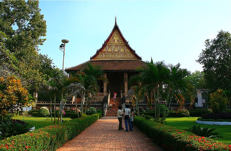 Chùa Phra Keo là một công trình kiến trúc độc đáo của Lào