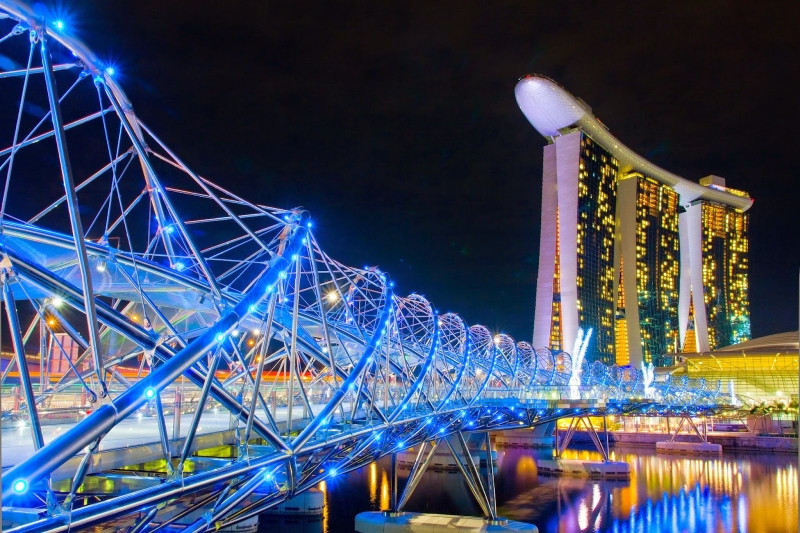 Cầu đi bộ Helix Bridge