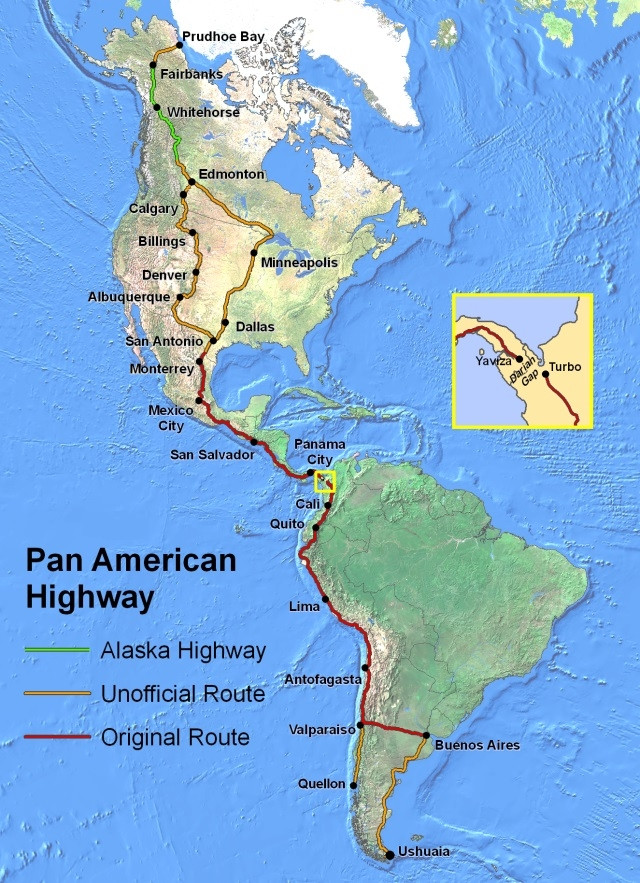Xa lộ Liên Mỹ trên bản đồ