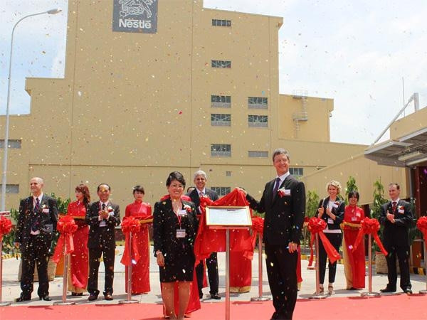 Lễ khánh thành nhà máy cà phê mới của Nestle tại Việt Nam