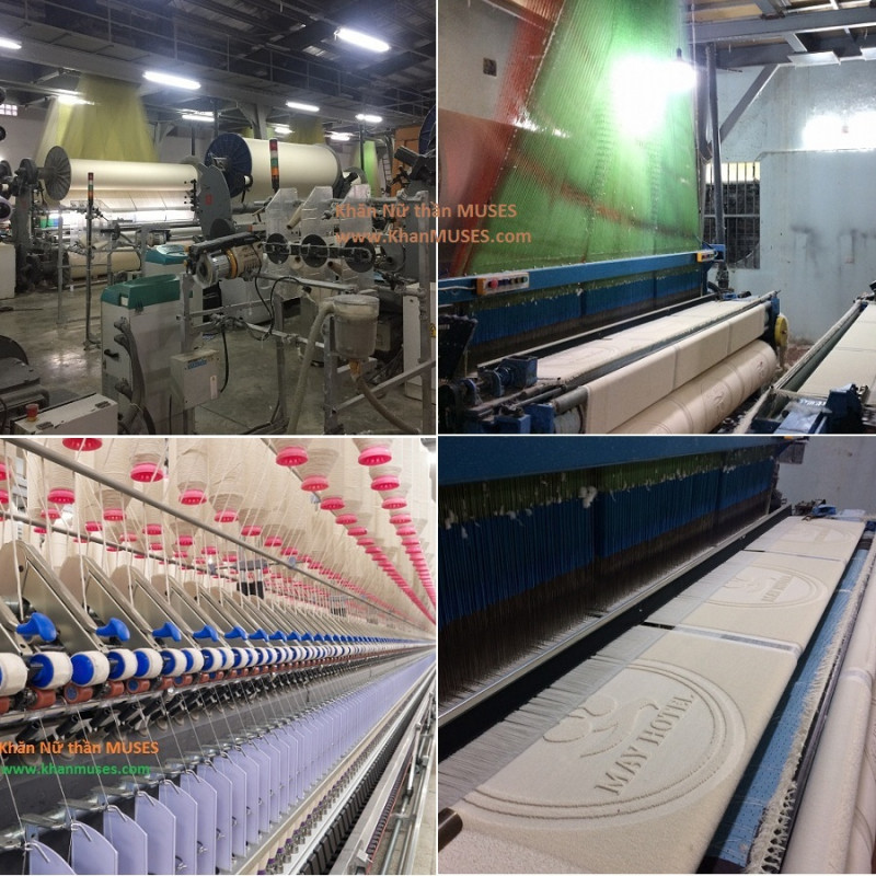 Nhà máy dệt khăn của Công ty TNHH Muses Việt Nam