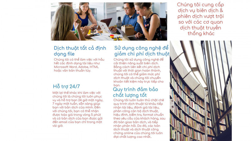 Công ty dịch thuật Online tại Hà Nội