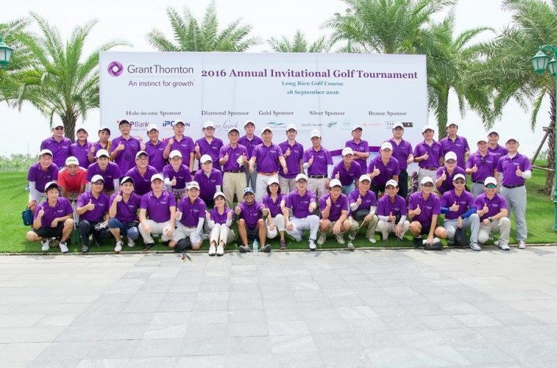 iPOS tài trợ giải “Grant Thornton Vietnam - 2016 Annual Invitational Golf Tournament”