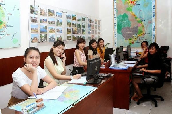 Nhân viên chuyên nghiệp của Viet Fun Travel