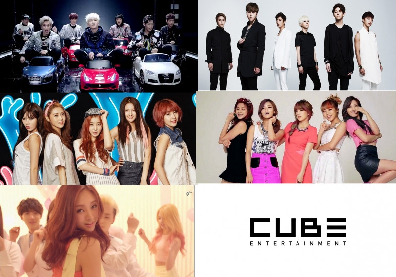 Các nhóm nhạc của Cube