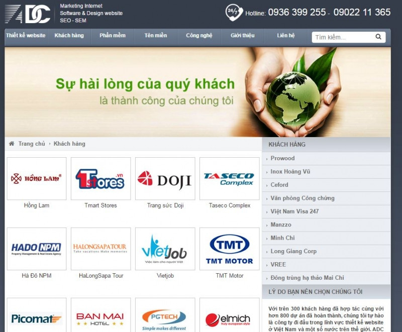  Công ty thiết kế website ADC
