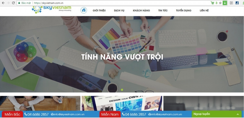 Website của Sky Việt Nam
