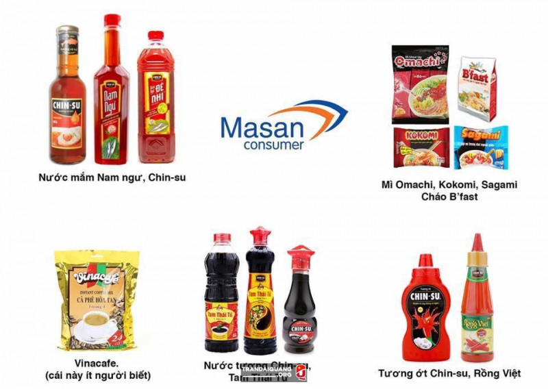 Các sản phẩm của Massan