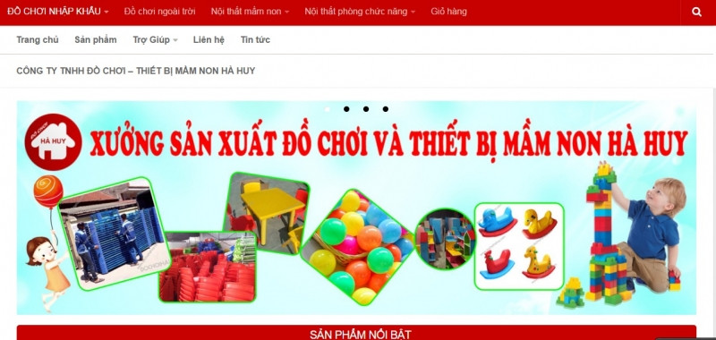 Công ty TNHH đồ chơi - thiết bị mầm non Hà Huy